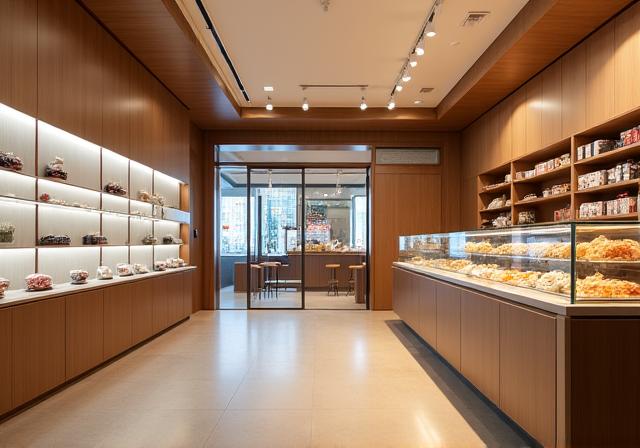 雅菓銀座本店の洗練された内観